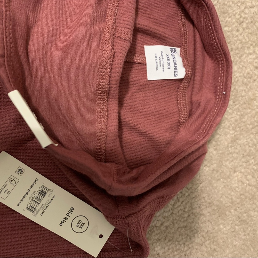 No BoundariesMaroon Flare Pants - Picture 2 of 2